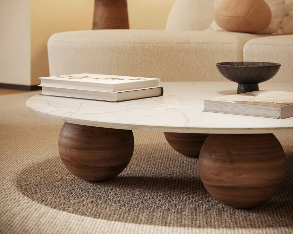 Living Room with Jhoan Coffee Table