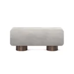 Phillip Sideboard, a statement sideboard by Nolita Harbour in wood and brass, combining rich textures with precise design