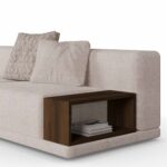 Detail view of Gino Modular Sofa highlighting its modern design and adaptable configuration