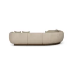 Vini upholstered sofa by Nolita Harbour, bouclé sectional with soft radii and unified sculptural silhouette.