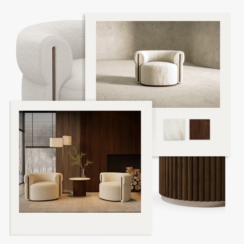 Nolita Harbour Moodboard of different design elements