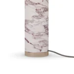 Beatrice Table Lamp, a sculptural table lamp by Nolita Harbour in marble, metal, and fabric, offering a soft ambient glow.