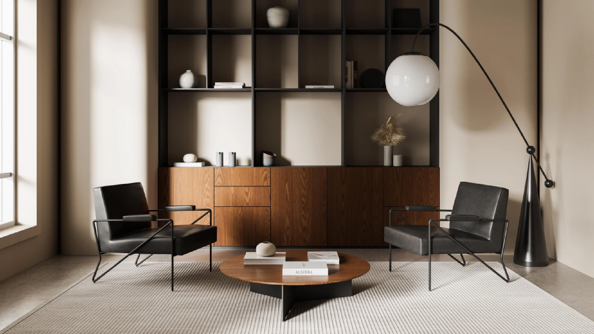 Serene minimalist interiors inspired by John Pawson featuring natural materials, architectural light, and calm contemporary spatial design.