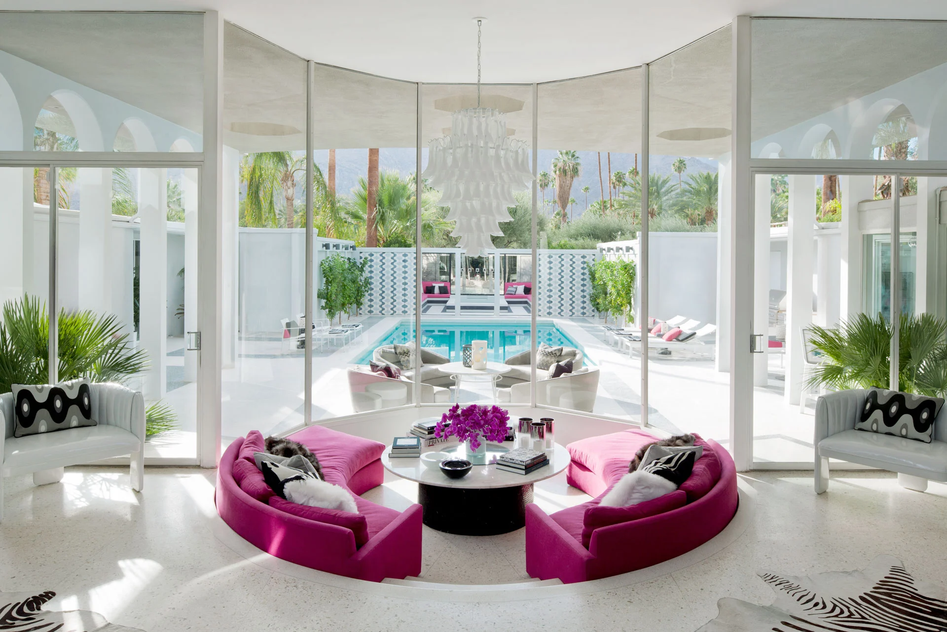 Colourful room design by Martyn Lawrence Bullard.