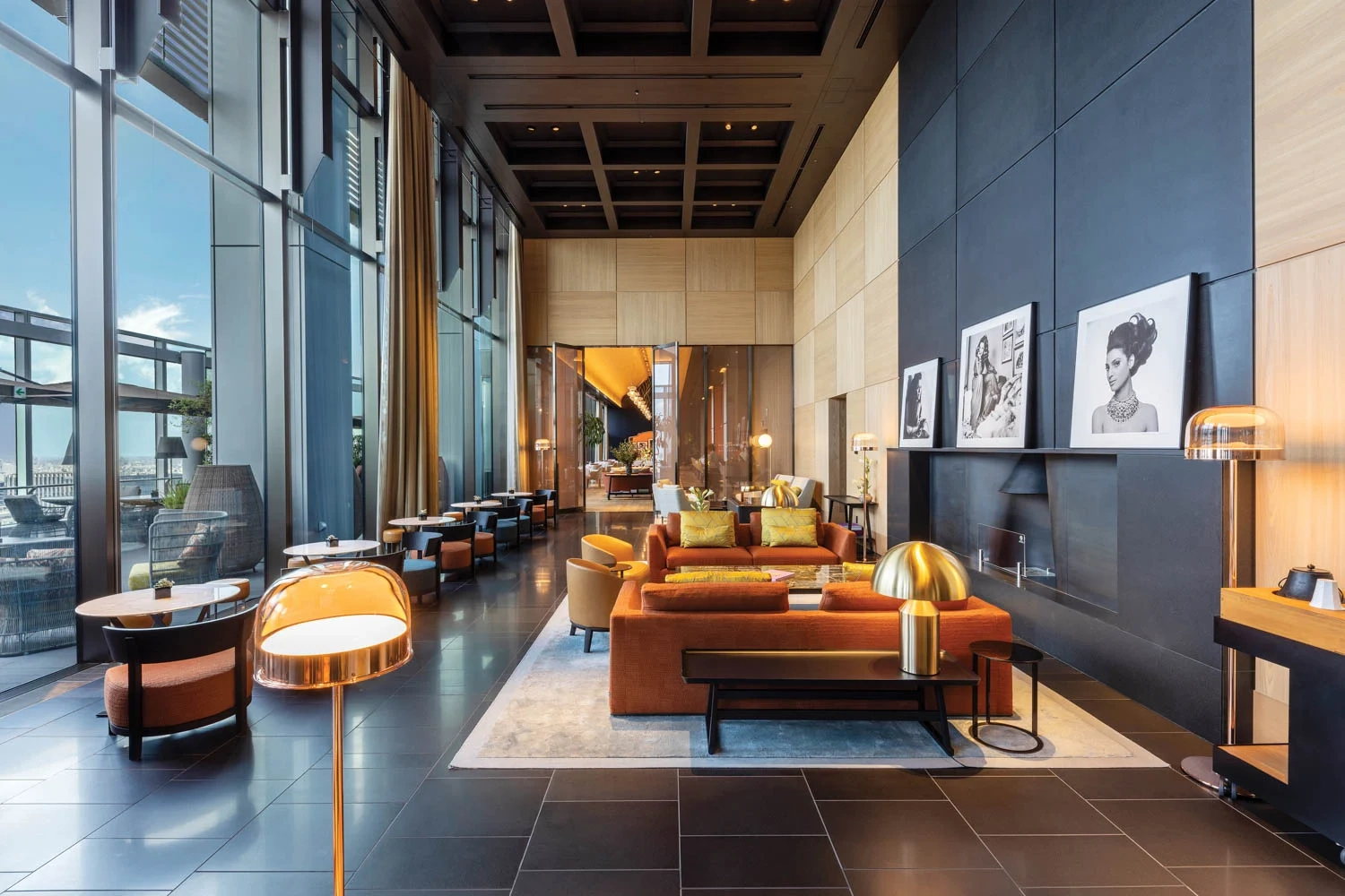 Urban Design Destinations inspired boutique hotel interior with contemporary architecture, refined materials, and creative hospitality design.