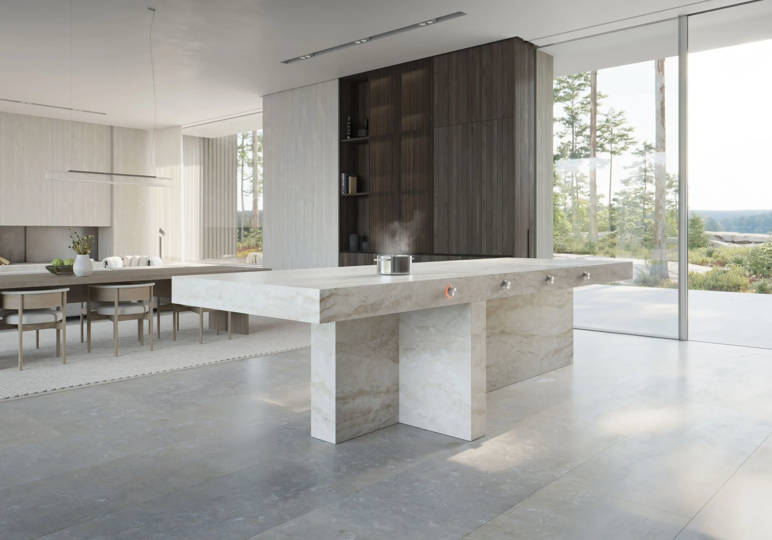 Invisible cooktops – the biggest kitchen design trend