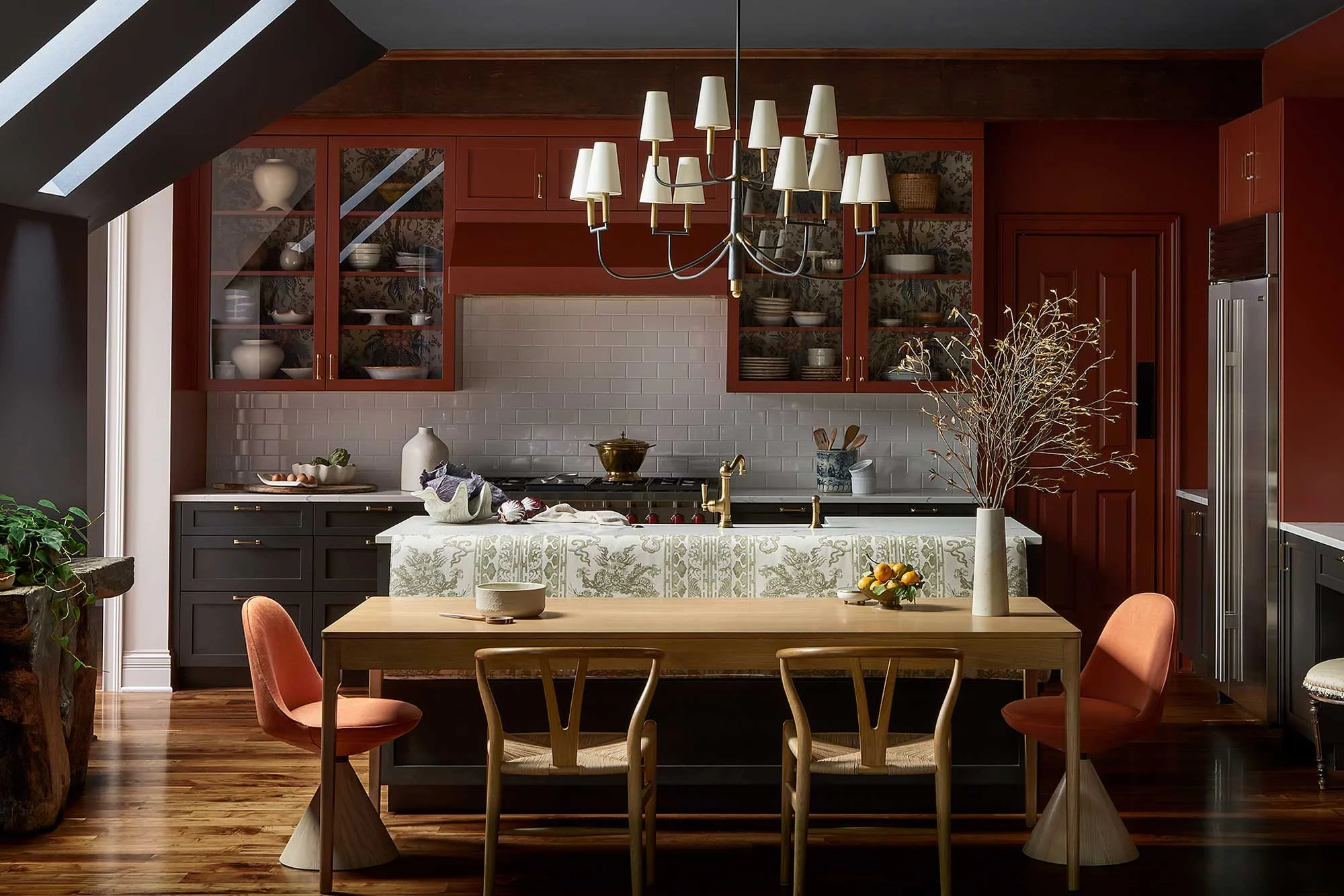 Designer room with a specific style displayed.