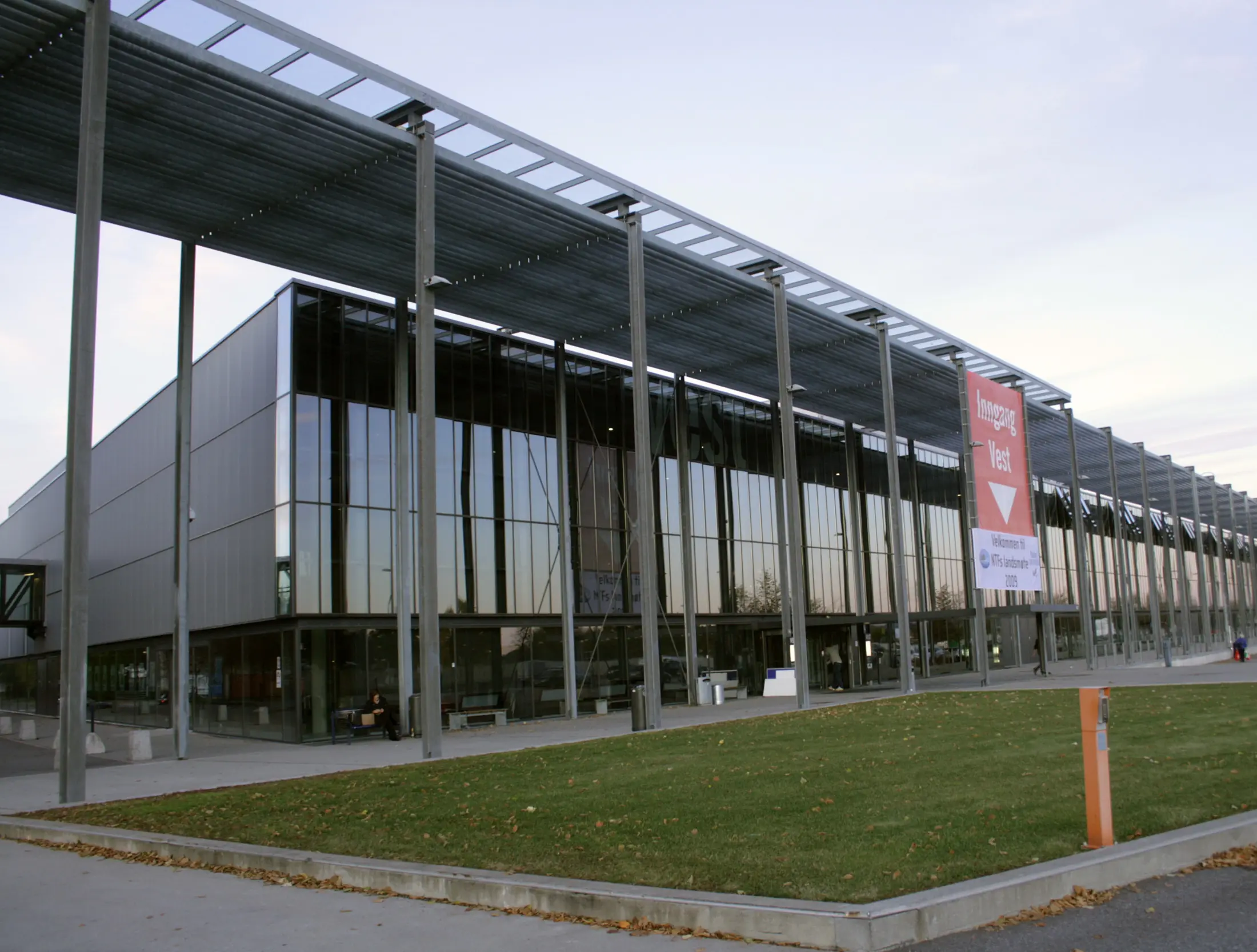 NOVA Spektrum Exhibition Center main facade in Lillestrom Norway