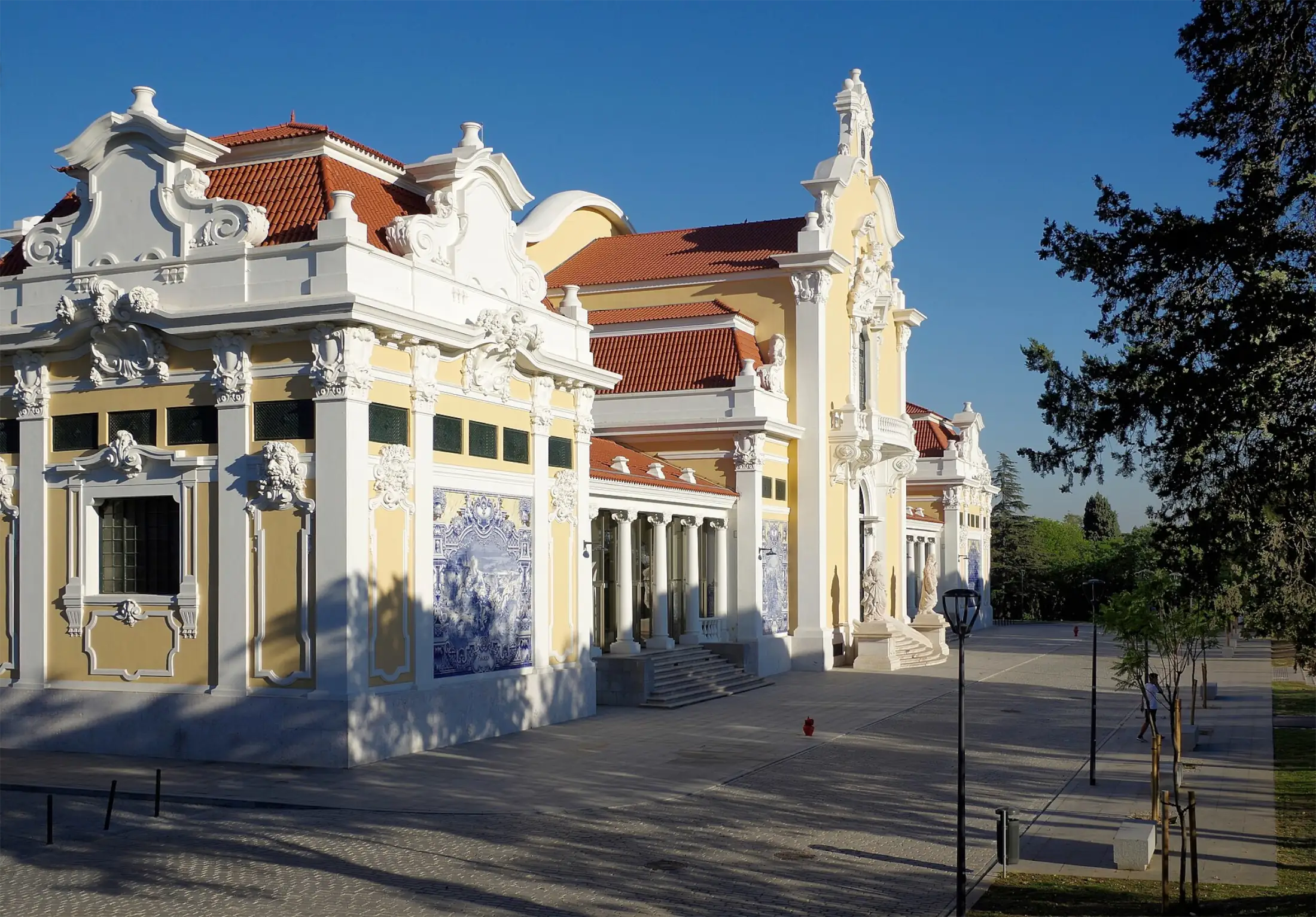 Exterior view of Pavilhao Carlos Lopes venue for Homeing 2026 in Lisbon
